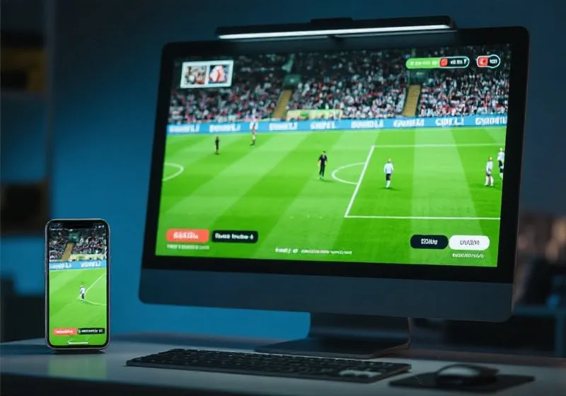 直播入口展示示意图