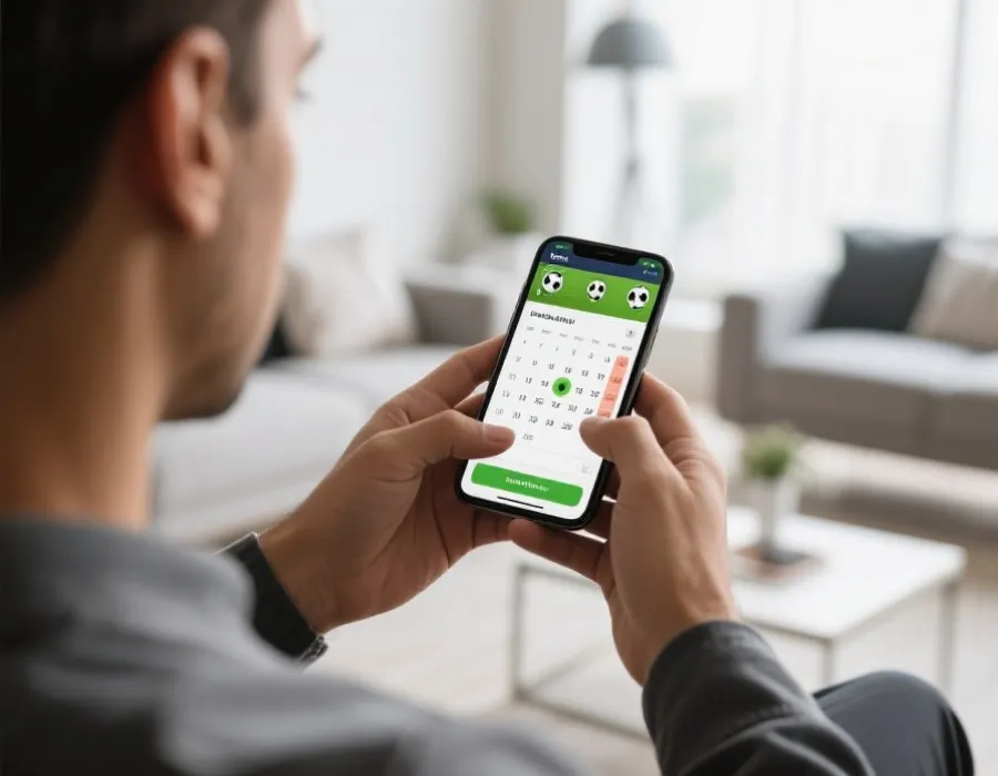 手机端查看世界杯赛程与直播示意图